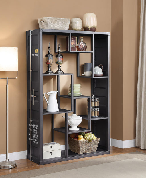 Cargo Gunmetal Shelf Rack / Book Shelf - Premium Bookcase from ACME East - Just $647.40! Shop now at Furniture Wholesale Plus  We are the best furniture store in Nashville, Hendersonville, Goodlettsville, Madison, Antioch, Mount Juliet, Lebanon, Gallatin, Springfield, Murfreesboro, Franklin, Brentwood