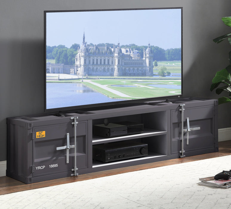 Cargo Gunmetal TV Stand - Premium TV Stand from ACME East - Just $471.90! Shop now at Furniture Wholesale Plus  We are the best furniture store in Nashville, Hendersonville, Goodlettsville, Madison, Antioch, Mount Juliet, Lebanon, Gallatin, Springfield, Murfreesboro, Franklin, Brentwood