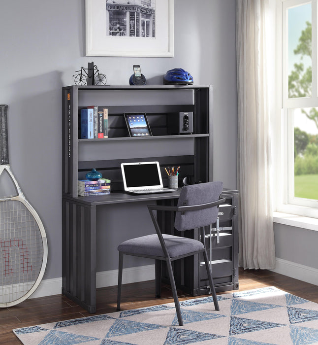 Cargo Gunmetal Desk & Hutch - Premium Desk from ACME East - Just $750.75! Shop now at Furniture Wholesale Plus  We are the best furniture store in Nashville, Hendersonville, Goodlettsville, Madison, Antioch, Mount Juliet, Lebanon, Gallatin, Springfield, Murfreesboro, Franklin, Brentwood