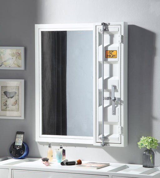 Cargo White Vanity Mirror - Premium Mirror from ACME East - Just $251.55! Shop now at Furniture Wholesale Plus  We are the best furniture store in Nashville, Hendersonville, Goodlettsville, Madison, Antioch, Mount Juliet, Lebanon, Gallatin, Springfield, Murfreesboro, Franklin, Brentwood