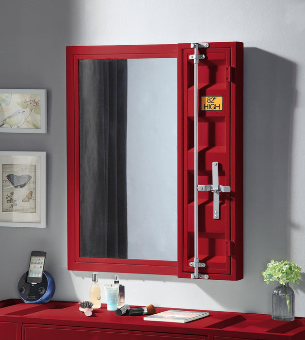 Cargo Red Vanity Mirror - Premium Mirror from ACME East - Just $251.55! Shop now at Furniture Wholesale Plus  We are the best furniture store in Nashville, Hendersonville, Goodlettsville, Madison, Antioch, Mount Juliet, Lebanon, Gallatin, Springfield, Murfreesboro, Franklin, Brentwood