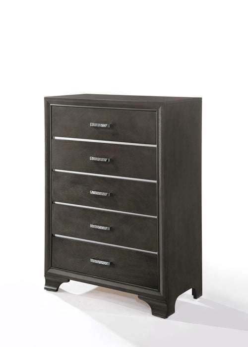 Carine II Gray Chest - Premium Chest from ACME East - Just $462.15! Shop now at Furniture Wholesale Plus  We are the best furniture store in Nashville, Hendersonville, Goodlettsville, Madison, Antioch, Mount Juliet, Lebanon, Gallatin, Springfield, Murfreesboro, Franklin, Brentwood