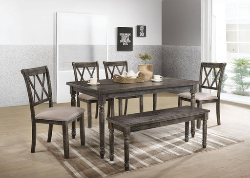 Claudia II Weathered Gray Dining Table - Premium Dining Table from ACME East - Just $425.10! Shop now at Furniture Wholesale Plus  We are the best furniture store in Nashville, Hendersonville, Goodlettsville, Madison, Antioch, Mount Juliet, Lebanon, Gallatin, Springfield, Murfreesboro, Franklin, Brentwood