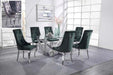 Dekel Clear Glass & Stainless Steel Dining Room Set - Premium Dining Room Set from ACME East - Just $3422.25! Shop now at Furniture Wholesale Plus  We are the best furniture store in Nashville, Hendersonville, Goodlettsville, Madison, Antioch, Mount Juliet, Lebanon, Gallatin, Springfield, Murfreesboro, Franklin, Brentwood