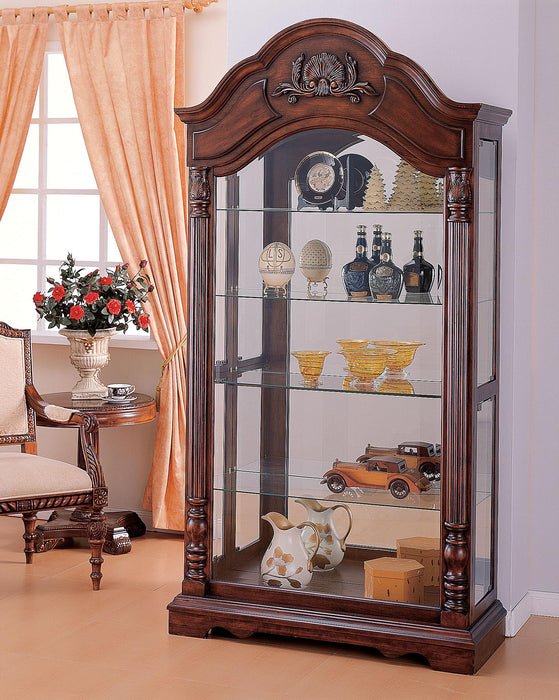 Denton Cherry Curio Cabinet - Premium Curio from ACME East - Just $1279.20! Shop now at Furniture Wholesale Plus  We are the best furniture store in Nashville, Hendersonville, Goodlettsville, Madison, Antioch, Mount Juliet, Lebanon, Gallatin, Springfield, Murfreesboro, Franklin, Brentwood