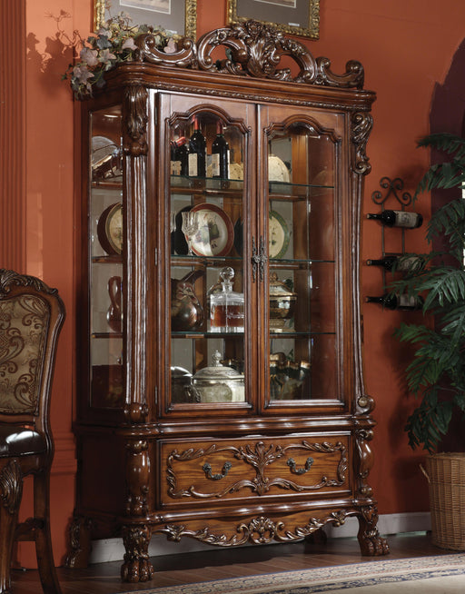 Dresden Cherry Oak Curio Cabinet - Premium Curio from ACME East - Just $2603.25! Shop now at Furniture Wholesale Plus  We are the best furniture store in Nashville, Hendersonville, Goodlettsville, Madison, Antioch, Mount Juliet, Lebanon, Gallatin, Springfield, Murfreesboro, Franklin, Brentwood