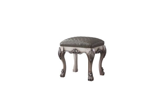 Dresden Vintage Bone White & PU Vanity Stool - Premium Vanity from ACME East - Just $308.10! Shop now at Furniture Wholesale Plus  We are the best furniture store in Nashville, Hendersonville, Goodlettsville, Madison, Antioch, Mount Juliet, Lebanon, Gallatin, Springfield, Murfreesboro, Franklin, Brentwood