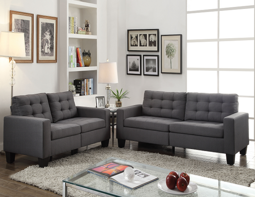 Earsom Gray Linen Sofa - Premium Sofa from ACME East - Just $329.55! Shop now at Furniture Wholesale Plus  We are the best furniture store in Nashville, Hendersonville, Goodlettsville, Madison, Antioch, Mount Juliet, Lebanon, Gallatin, Springfield, Murfreesboro, Franklin, Brentwood