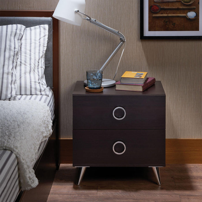 Elms Espresso Accent Table - Premium Nightstand from ACME East - Just $128.70! Shop now at Furniture Wholesale Plus  We are the best furniture store in Nashville, Hendersonville, Goodlettsville, Madison, Antioch, Mount Juliet, Lebanon, Gallatin, Springfield, Murfreesboro, Franklin, Brentwood