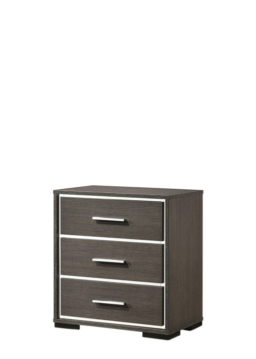 Escher Gray Oak Nightstand w/USB Dock - Premium Nightstand from ACME East - Just $265.20! Shop now at Furniture Wholesale Plus  We are the best furniture store in Nashville, Hendersonville, Goodlettsville, Madison, Antioch, Mount Juliet, Lebanon, Gallatin, Springfield, Murfreesboro, Franklin, Brentwood