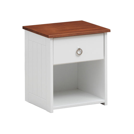 Farah White & Oak Nightstand - Premium Nightstand from ACME East - Just $150.15! Shop now at Furniture Wholesale Plus  We are the best furniture store in Nashville, Hendersonville, Goodlettsville, Madison, Antioch, Mount Juliet, Lebanon, Gallatin, Springfield, Murfreesboro, Franklin, Brentwood