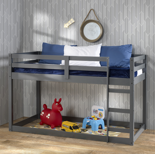 Gaston Gray Loft Bed - Premium Loft Bed from ACME East - Just $380.25! Shop now at Furniture Wholesale Plus  We are the best furniture store in Nashville, Hendersonville, Goodlettsville, Madison, Antioch, Mount Juliet, Lebanon, Gallatin, Springfield, Murfreesboro, Franklin, Brentwood