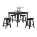 Gaucho Black Counter Height Set (5Pc Pk) - Premium Dining Room Set from ACME East - Just $469.95! Shop now at Furniture Wholesale Plus  We are the best furniture store in Nashville, Hendersonville, Goodlettsville, Madison, Antioch, Mount Juliet, Lebanon, Gallatin, Springfield, Murfreesboro, Franklin, Brentwood