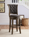 Glison Charcoal Fabric & Walnut Counter Height Chair (1Pc) - Premium Dining Chair from ACME East - Just $581.10! Shop now at Furniture Wholesale Plus  We are the best furniture store in Nashville, Hendersonville, Goodlettsville, Madison, Antioch, Mount Juliet, Lebanon, Gallatin, Springfield, Murfreesboro, Franklin, Brentwood