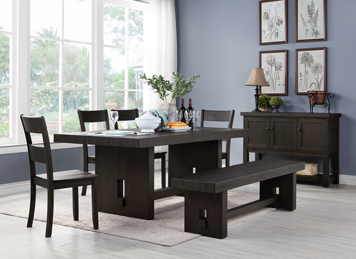 Haddie Distressed Walnut Dining Table - Premium Dining Table from ACME East - Just $622.05! Shop now at Furniture Wholesale Plus  We are the best furniture store in Nashville, Hendersonville, Goodlettsville, Madison, Antioch, Mount Juliet, Lebanon, Gallatin, Springfield, Murfreesboro, Franklin, Brentwood