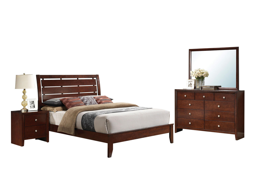 Ilana Brown Cherry Eastern King Bed - Premium Bed from ACME East - Just $458.25! Shop now at Furniture Wholesale Plus  We are the best furniture store in Nashville, Hendersonville, Goodlettsville, Madison, Antioch, Mount Juliet, Lebanon, Gallatin, Springfield, Murfreesboro, Franklin, Brentwood