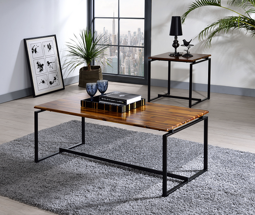 Jurgen Oak & Black 3Pc Pack Coffee/End Set - Premium Table Set from ACME East - Just $388.05! Shop now at Furniture Wholesale Plus  We are the best furniture store in Nashville, Hendersonville, Goodlettsville, Madison, Antioch, Mount Juliet, Lebanon, Gallatin, Springfield, Murfreesboro, Franklin, Brentwood