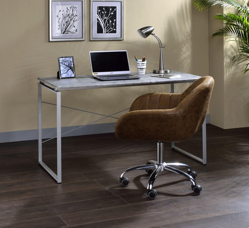 Jurgen Faux Concrete & Silver Desk - Premium Desk from ACME East - Just $107.25! Shop now at Furniture Wholesale Plus  We are the best furniture store in Nashville, Hendersonville, Goodlettsville, Madison, Antioch, Mount Juliet, Lebanon, Gallatin, Springfield, Murfreesboro, Franklin, Brentwood