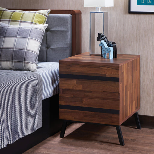 Karine Walnut & Black End Table - Premium End Table from ACME East - Just $169.65! Shop now at Furniture Wholesale Plus  We are the best furniture store in Nashville, Hendersonville, Goodlettsville, Madison, Antioch, Mount Juliet, Lebanon, Gallatin, Springfield, Murfreesboro, Franklin, Brentwood