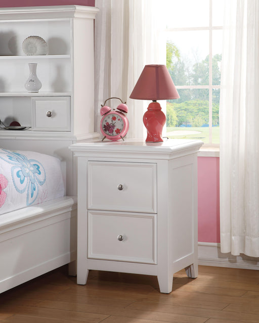 Lacey White Nightstand (2 DRAWERS) - Premium Nightstand from ACME East - Just $356.85! Shop now at Furniture Wholesale Plus  We are the best furniture store in Nashville, Hendersonville, Goodlettsville, Madison, Antioch, Mount Juliet, Lebanon, Gallatin, Springfield, Murfreesboro, Franklin, Brentwood