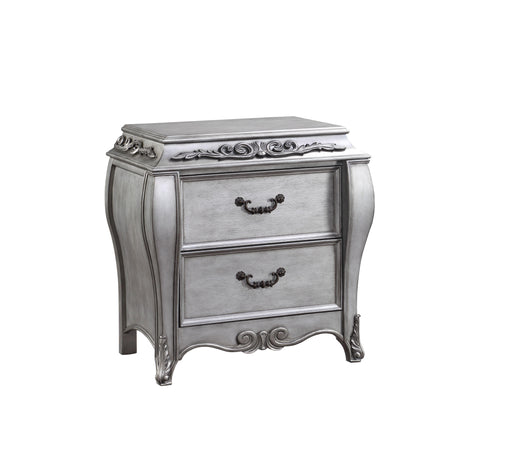 Leonora Vintage Platinum Nightstand - Premium Nightstand from ACME East - Just $432.90! Shop now at Furniture Wholesale Plus  We are the best furniture store in Nashville, Hendersonville, Goodlettsville, Madison, Antioch, Mount Juliet, Lebanon, Gallatin, Springfield, Murfreesboro, Franklin, Brentwood