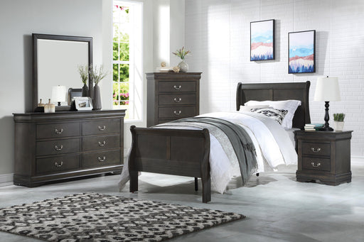 Louis Philippe Dark Gray Full Bed - Premium Bed from ACME East - Just $411.45! Shop now at Furniture Wholesale Plus  We are the best furniture store in Nashville, Hendersonville, Goodlettsville, Madison, Antioch, Mount Juliet, Lebanon, Gallatin, Springfield, Murfreesboro, Franklin, Brentwood