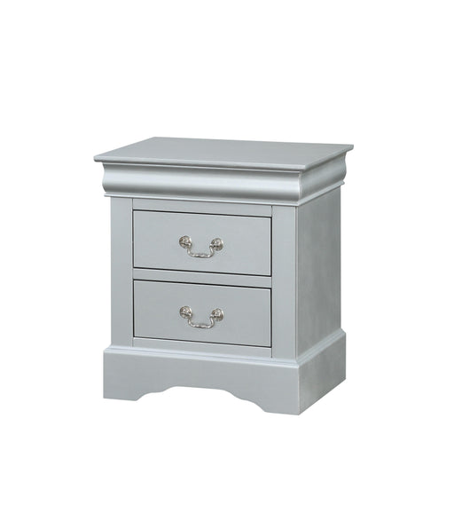 Louis Philippe III Platinum Nightstand - Premium Nightstand from ACME East - Just $212.55! Shop now at Furniture Wholesale Plus  We are the best furniture store in Nashville, Hendersonville, Goodlettsville, Madison, Antioch, Mount Juliet, Lebanon, Gallatin, Springfield, Murfreesboro, Franklin, Brentwood