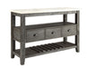 Merel White Marble & Gray Oak Server - Premium Server from ACME East - Just $819! Shop now at Furniture Wholesale Plus  We are the best furniture store in Nashville, Hendersonville, Goodlettsville, Madison, Antioch, Mount Juliet, Lebanon, Gallatin, Springfield, Murfreesboro, Franklin, Brentwood