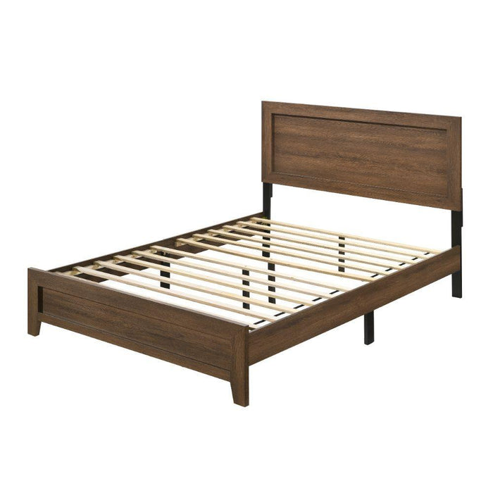 Miquell - Queen Bed - Brown, Light - 84" - Premium Bed from ACME East - Just $339.30! Shop now at Furniture Wholesale Plus  We are the best furniture store in Nashville, Hendersonville, Goodlettsville, Madison, Antioch, Mount Juliet, Lebanon, Gallatin, Springfield, Murfreesboro, Franklin, Brentwood