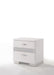 Naima II White High Gloss Nightstand - Premium Nightstand from ACME East - Just $341.25! Shop now at Furniture Wholesale Plus  We are the best furniture store in Nashville, Hendersonville, Goodlettsville, Madison, Antioch, Mount Juliet, Lebanon, Gallatin, Springfield, Murfreesboro, Franklin, Brentwood