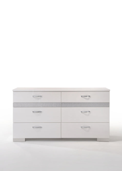 Naima II White High Gloss Dresser - Premium Dresser from ACME East - Just $1111.50! Shop now at Furniture Wholesale Plus  We are the best furniture store in Nashville, Hendersonville, Goodlettsville, Madison, Antioch, Mount Juliet, Lebanon, Gallatin, Springfield, Murfreesboro, Franklin, Brentwood