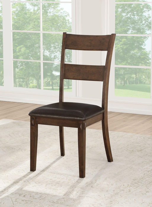 Nabirye PU & Dark Oak Side Chair - Premium Dining Chair from ACME East - Just $234! Shop now at Furniture Wholesale Plus  We are the best furniture store in Nashville, Hendersonville, Goodlettsville, Madison, Antioch, Mount Juliet, Lebanon, Gallatin, Springfield, Murfreesboro, Franklin, Brentwood