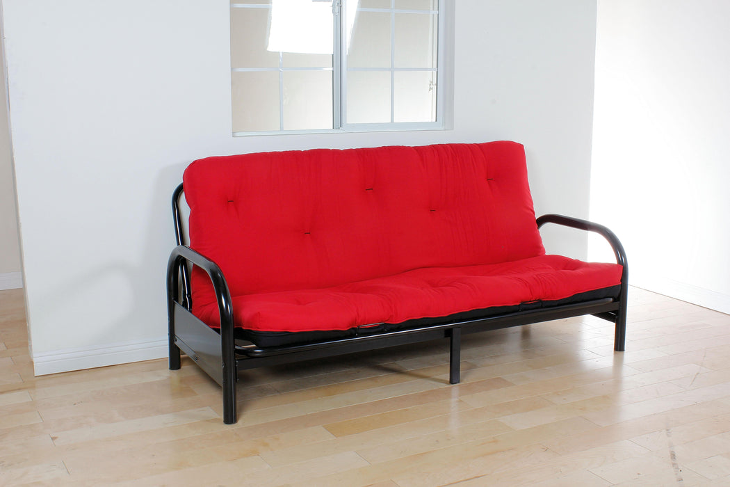 Nabila Red & Black Full Futon Mattress, 6"H - Premium Mattress from ACME East - Just $251.55! Shop now at Furniture Wholesale Plus  We are the best furniture store in Nashville, Hendersonville, Goodlettsville, Madison, Antioch, Mount Juliet, Lebanon, Gallatin, Springfield, Murfreesboro, Franklin, Brentwood