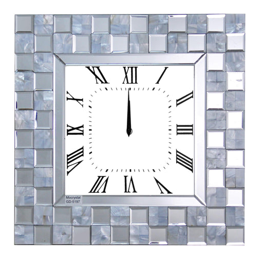 Nasa Mirrored Wall Clock - Premium Wall Clock from ACME East - Just $120.90! Shop now at Furniture Wholesale Plus  We are the best furniture store in Nashville, Hendersonville, Goodlettsville, Madison, Antioch, Mount Juliet, Lebanon, Gallatin, Springfield, Murfreesboro, Franklin, Brentwood