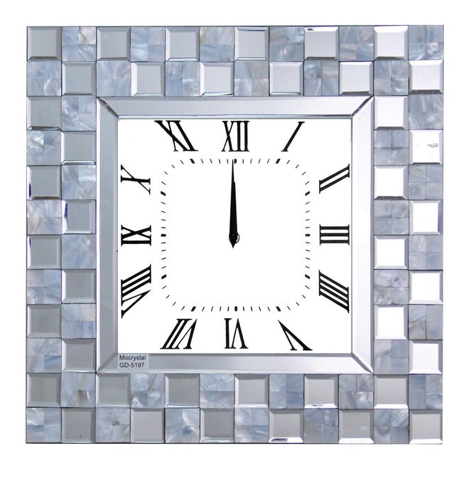 Nasa Mirrored Wall Clock - Premium Wall Clock from ACME East - Just $120.90! Shop now at Furniture Wholesale Plus  We are the best furniture store in Nashville, Hendersonville, Goodlettsville, Madison, Antioch, Mount Juliet, Lebanon, Gallatin, Springfield, Murfreesboro, Franklin, Brentwood