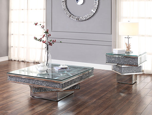 Noralie Mirrored & Faux Diamonds Coffee Table - Premium Coffee Table from ACME East - Just $670.80! Shop now at Furniture Wholesale Plus  We are the best furniture store in Nashville, Hendersonville, Goodlettsville, Madison, Antioch, Mount Juliet, Lebanon, Gallatin, Springfield, Murfreesboro, Franklin, Brentwood