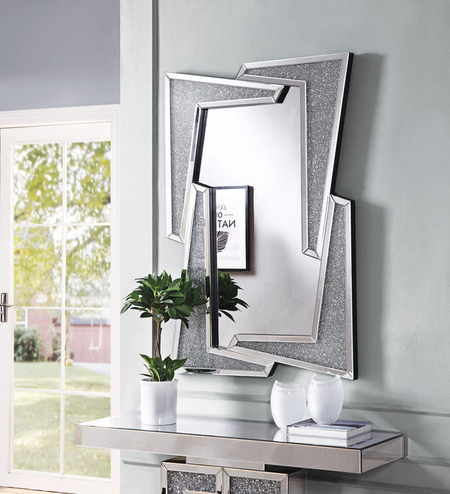 Noralie Mirrored & Faux Diamonds Wall Decor - Premium Wall DÔøΩÔøΩÔøΩÔøΩÔøΩÔøΩcor from ACME East - Just $442.65! Shop now at Furniture Wholesale Plus  We are the best furniture store in Nashville, Hendersonville, Goodlettsville, Madison, Antioch, Mount Juliet, Lebanon, Gallatin, Springfield, Murfreesboro, Franklin, Brentwood