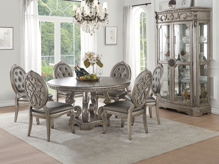 Northville Antique Silver Dining Table - Premium Dining Table from ACME East - Just $1398.15! Shop now at Furniture Wholesale Plus  We are the best furniture store in Nashville, Hendersonville, Goodlettsville, Madison, Antioch, Mount Juliet, Lebanon, Gallatin, Springfield, Murfreesboro, Franklin, Brentwood