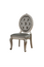 Northville PU & Antique Silver Side Chair - Premium Dining Chair from ACME East - Just $723.45! Shop now at Furniture Wholesale Plus  We are the best furniture store in Nashville, Hendersonville, Goodlettsville, Madison, Antioch, Mount Juliet, Lebanon, Gallatin, Springfield, Murfreesboro, Franklin, Brentwood