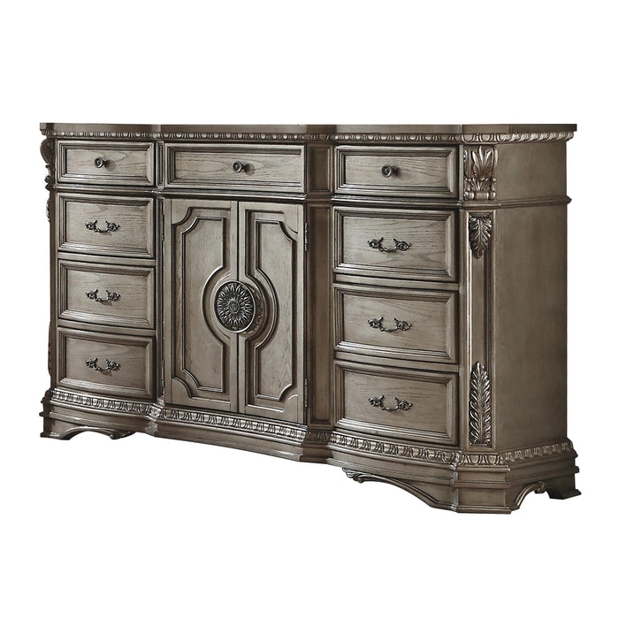 Northville Antique Silver Dresser (WOOD TOP) - Premium Dresser from ACME East - Just $2065.05! Shop now at Furniture Wholesale Plus  We are the best furniture store in Nashville, Hendersonville, Goodlettsville, Madison, Antioch, Mount Juliet, Lebanon, Gallatin, Springfield, Murfreesboro, Franklin, Brentwood