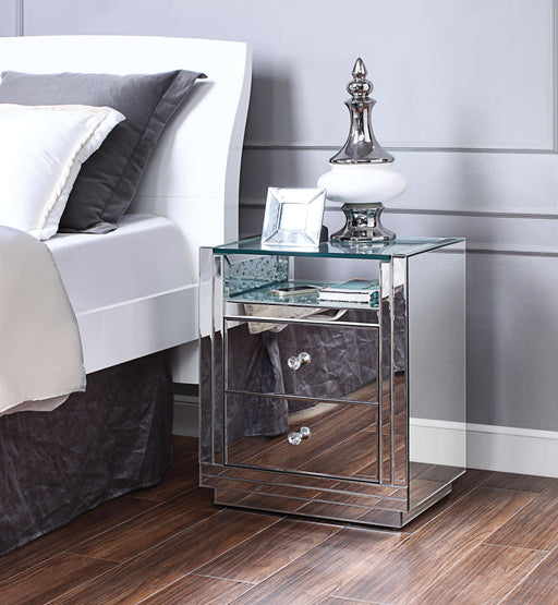 Nysa Mirrored & Faux Crystals Accent Table - Premium Occasional Table from ACME East - Just $341.25! Shop now at Furniture Wholesale Plus  We are the best furniture store in Nashville, Hendersonville, Goodlettsville, Madison, Antioch, Mount Juliet, Lebanon, Gallatin, Springfield, Murfreesboro, Franklin, Brentwood