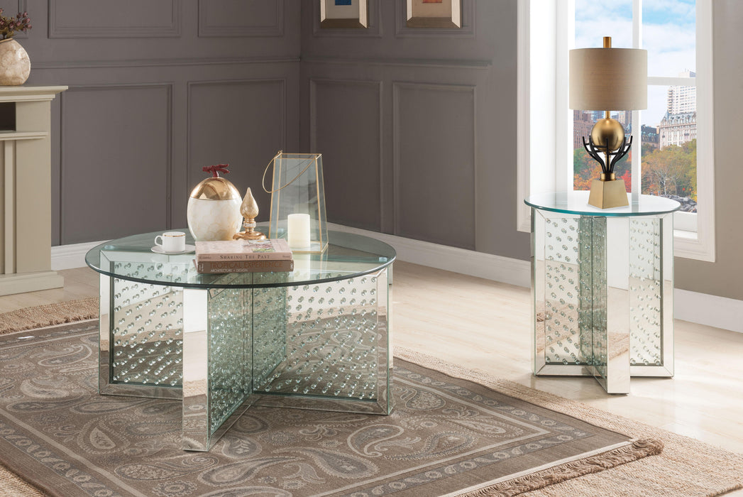 Nysa Mirrored & Faux Crystals Coffee Table - Premium Coffee Table from ACME East - Just $649.35! Shop now at Furniture Wholesale Plus  We are the best furniture store in Nashville, Hendersonville, Goodlettsville, Madison, Antioch, Mount Juliet, Lebanon, Gallatin, Springfield, Murfreesboro, Franklin, Brentwood