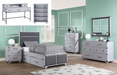 Orchest Gray PU & Gray Twin Bed - Premium Bed from ACME East - Just $460.20! Shop now at Furniture Wholesale Plus  We are the best furniture store in Nashville, Hendersonville, Goodlettsville, Madison, Antioch, Mount Juliet, Lebanon, Gallatin, Springfield, Murfreesboro, Franklin, Brentwood