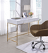 Ottey White High Gloss & Gold Desk - Premium Desk from ACME East - Just $485.55! Shop now at Furniture Wholesale Plus  We are the best furniture store in Nashville, Hendersonville, Goodlettsville, Madison, Antioch, Mount Juliet, Lebanon, Gallatin, Springfield, Murfreesboro, Franklin, Brentwood