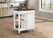 Ottawa Black & White Kitchen Cart - Premium Kitchen Cart from ACME East - Just $401.70! Shop now at Furniture Wholesale Plus  We are the best furniture store in Nashville, Hendersonville, Goodlettsville, Madison, Antioch, Mount Juliet, Lebanon, Gallatin, Springfield, Murfreesboro, Franklin, Brentwood