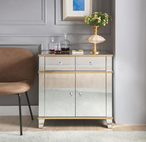 Osma Mirrored & Gold Console Table - Premium Console Table from ACME East - Just $407.55! Shop now at Furniture Wholesale Plus  We are the best furniture store in Nashville, Hendersonville, Goodlettsville, Madison, Antioch, Mount Juliet, Lebanon, Gallatin, Springfield, Murfreesboro, Franklin, Brentwood