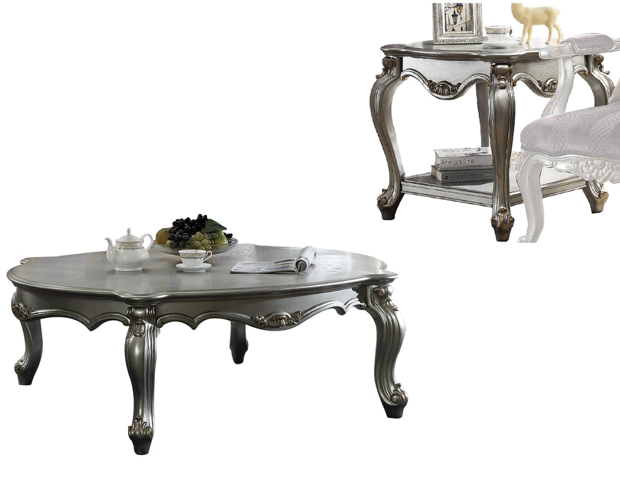 Picardy Antique Platinum Coffee Table - Premium Coffee Table from ACME East - Just $1129.05! Shop now at Furniture Wholesale Plus  We are the best furniture store in Nashville, Hendersonville, Goodlettsville, Madison, Antioch, Mount Juliet, Lebanon, Gallatin, Springfield, Murfreesboro, Franklin, Brentwood