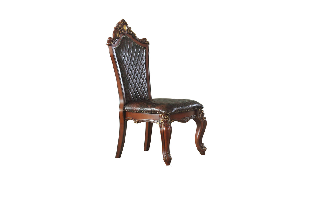 Picardy Cherry Oak & PU Side Chair - Premium Dining Chair from ACME East - Just $1277.25! Shop now at Furniture Wholesale Plus  We are the best furniture store in Nashville, Hendersonville, Goodlettsville, Madison, Antioch, Mount Juliet, Lebanon, Gallatin, Springfield, Murfreesboro, Franklin, Brentwood