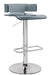 Rania Gray & Chrome Adjustable Stool (1Pc) - Premium Barstool from ACME East - Just $185.25! Shop now at Furniture Wholesale Plus  We are the best furniture store in Nashville, Hendersonville, Goodlettsville, Madison, Antioch, Mount Juliet, Lebanon, Gallatin, Springfield, Murfreesboro, Franklin, Brentwood