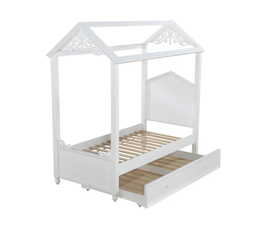 Rapunzel White Twin Bed - Premium Bed from ACME East - Just $873.60! Shop now at Furniture Wholesale Plus  We are the best furniture store in Nashville, Hendersonville, Goodlettsville, Madison, Antioch, Mount Juliet, Lebanon, Gallatin, Springfield, Murfreesboro, Franklin, Brentwood